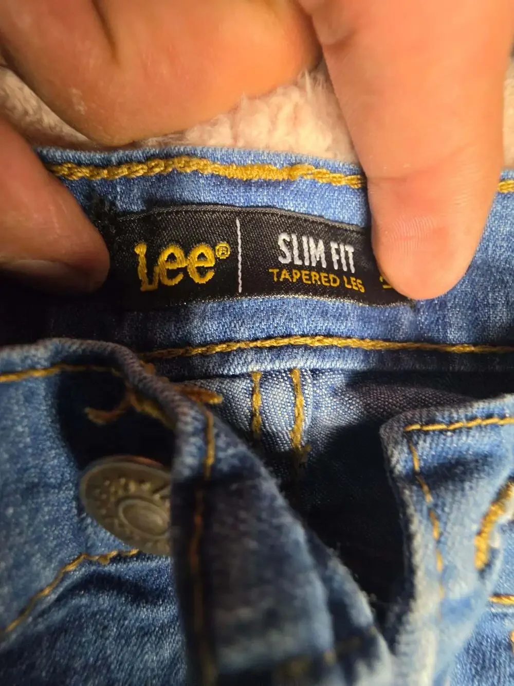 Lee Boys Slim Fit Tapered Leg Jeans Size 16
